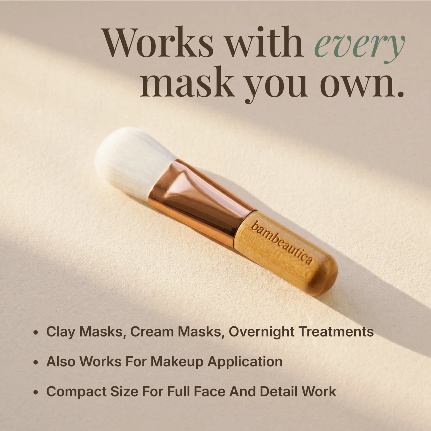 Glow Applicator Brush - Accessoires skincare product by Bambeautica