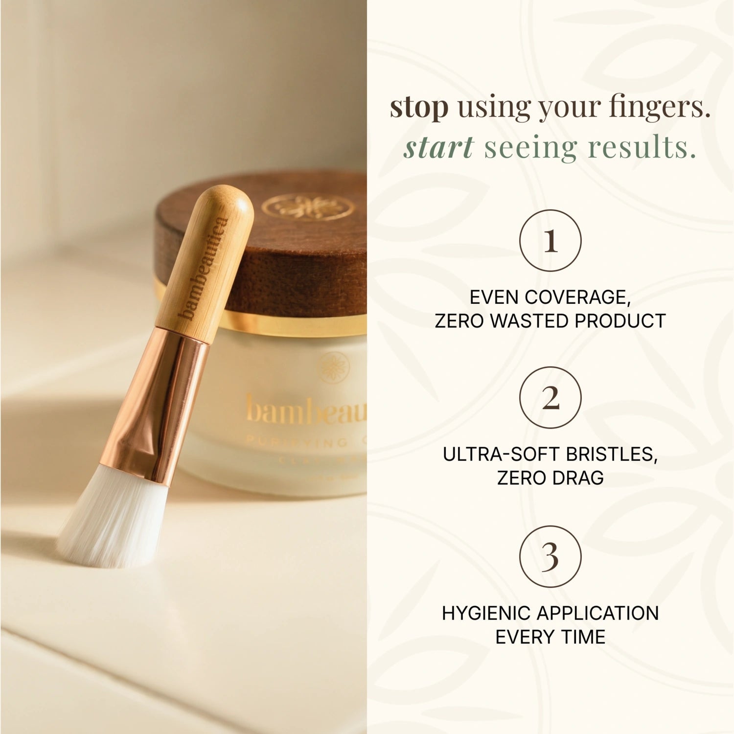 Glow Applicator Brush - Accessoires skincare product by Bambeautica