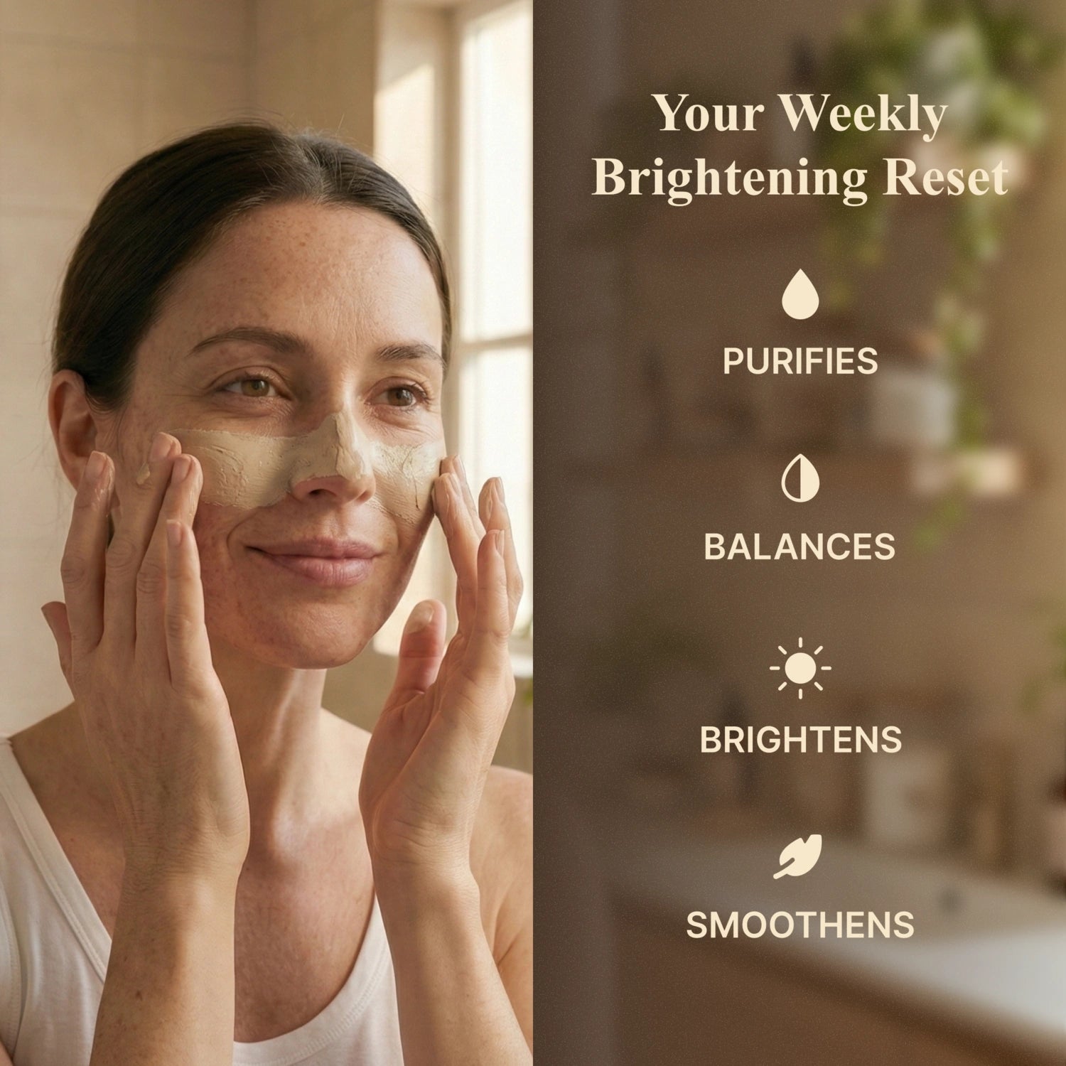 Purifying Glow Clay Mask - Cosmetics skincare product by Bambeautica