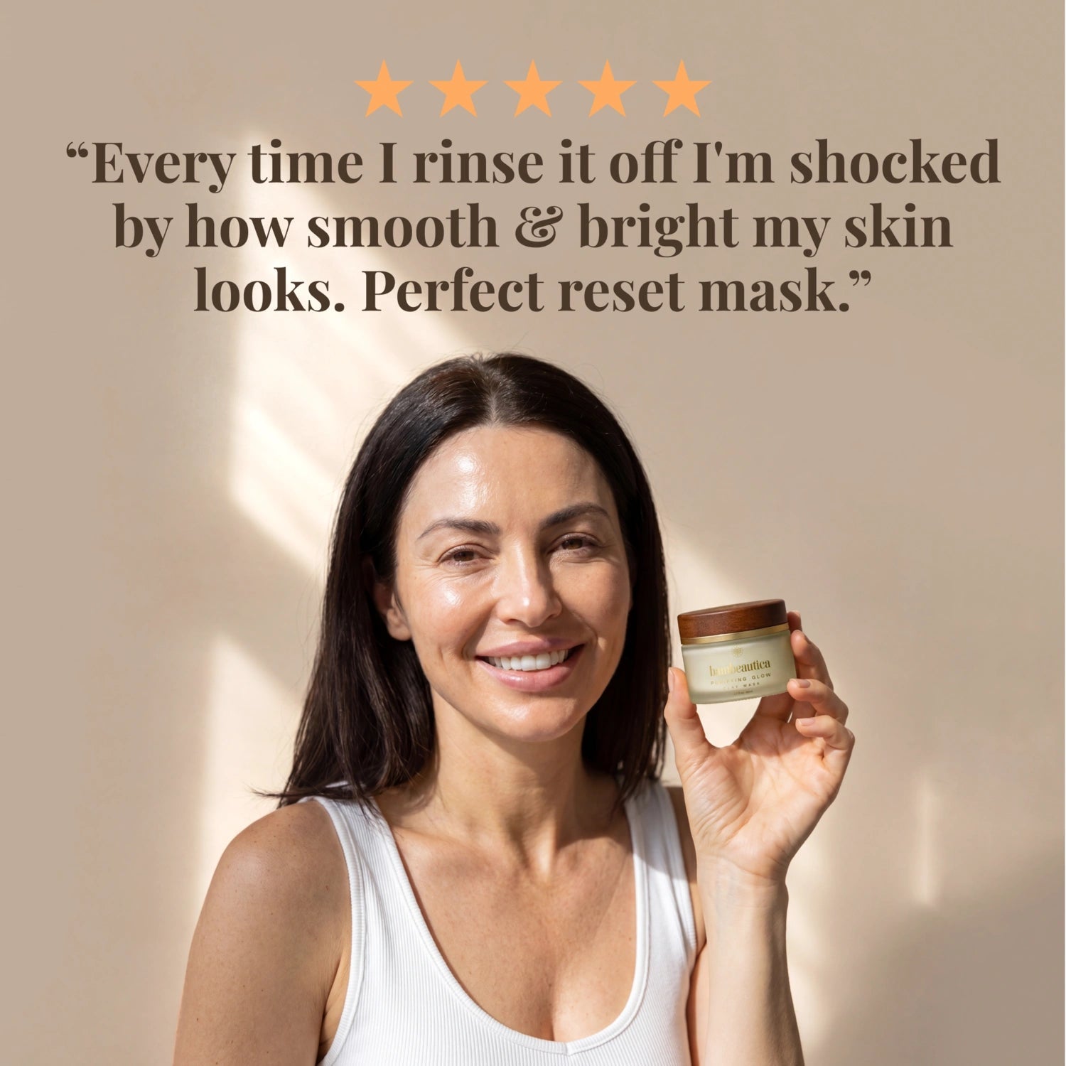Purifying Glow Clay Mask - Cosmetics skincare product by Bambeautica