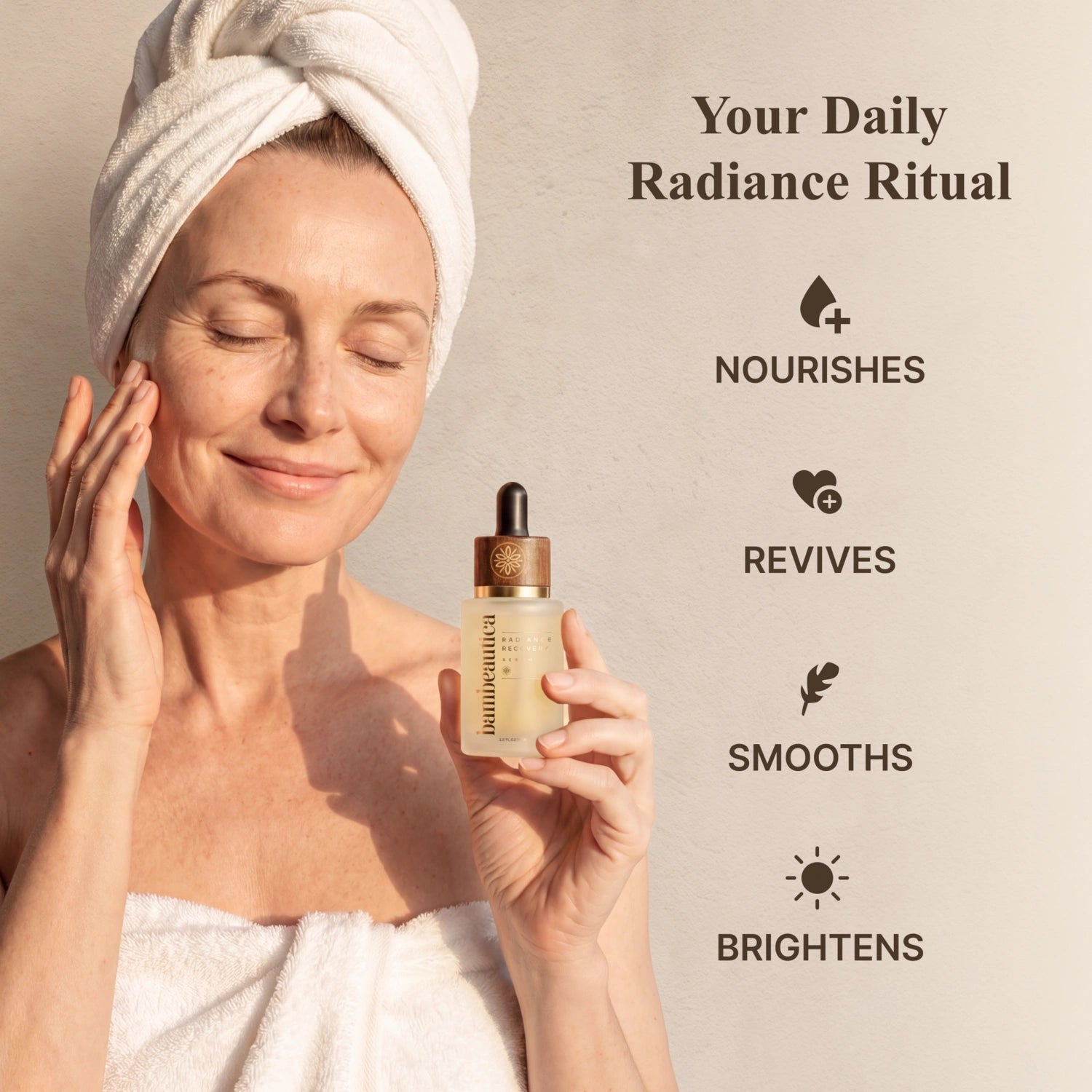 Radiance Recovery Serum - Cosmetics skincare product by Bambeautica