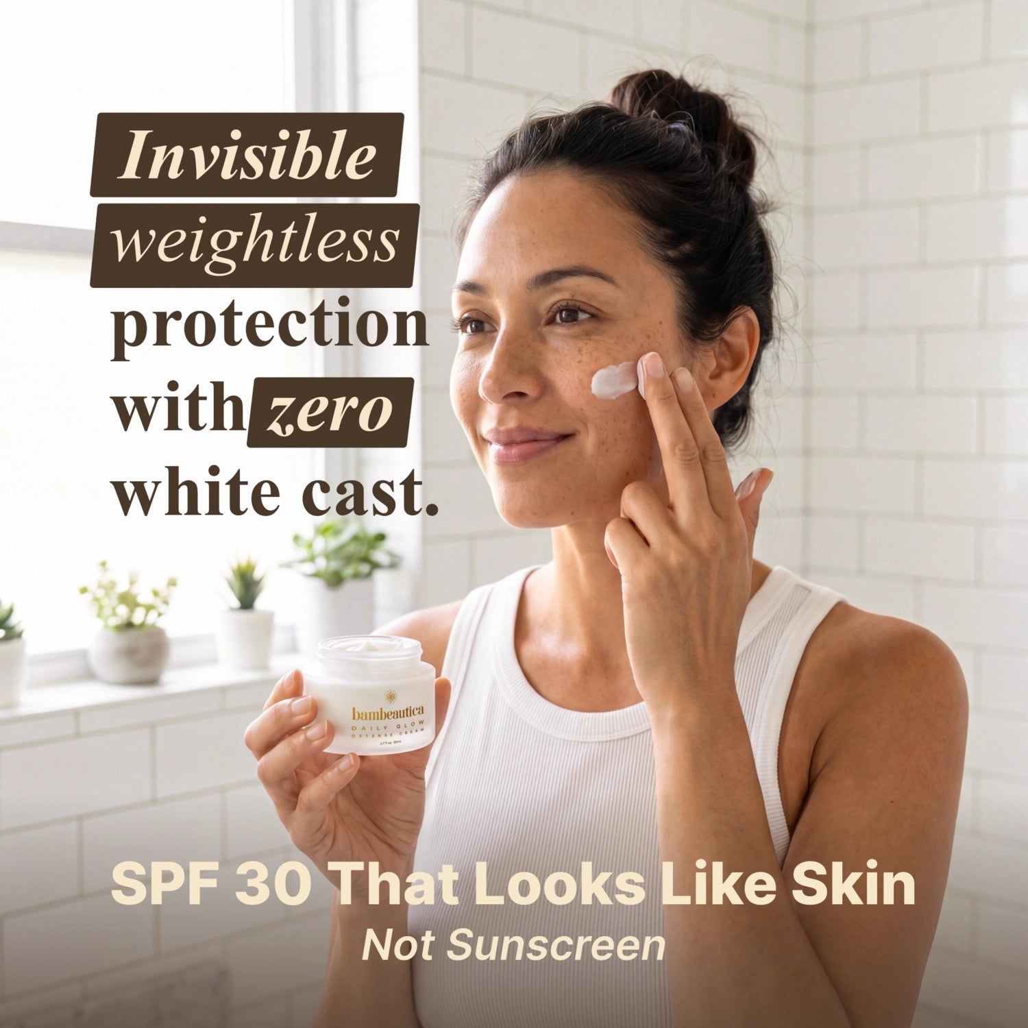 Daily Glow Defense Cream - Cosmetics skincare product by Bambeautica