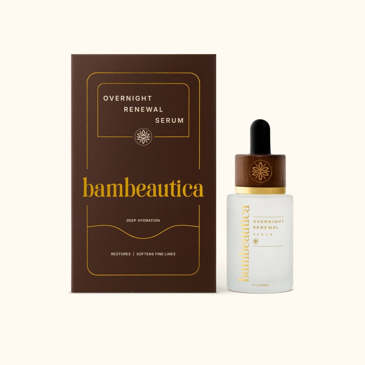 Overnight Renewal Serum - Cosmetics skincare product by Bambeautica