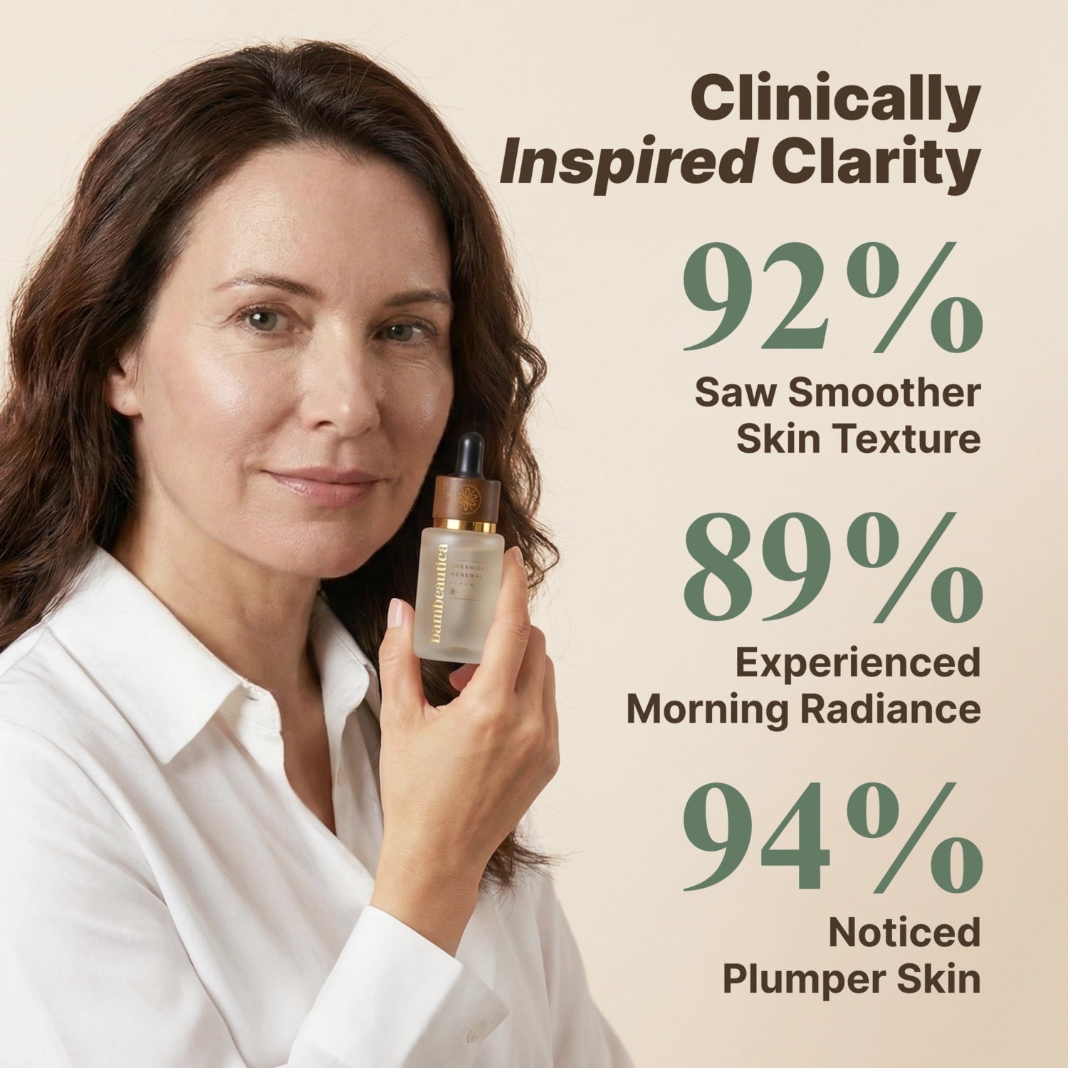 Overnight Renewal Serum - Cosmetics skincare product by Bambeautica