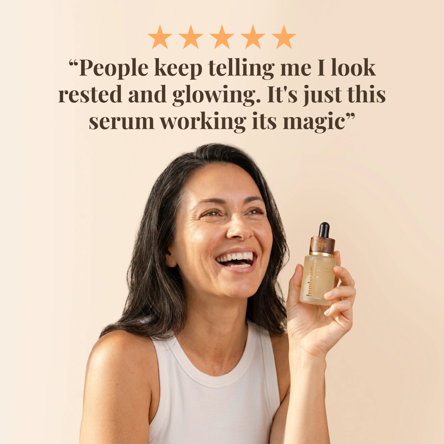 Radiance Recovery Serum - Cosmetics skincare product by Bambeautica