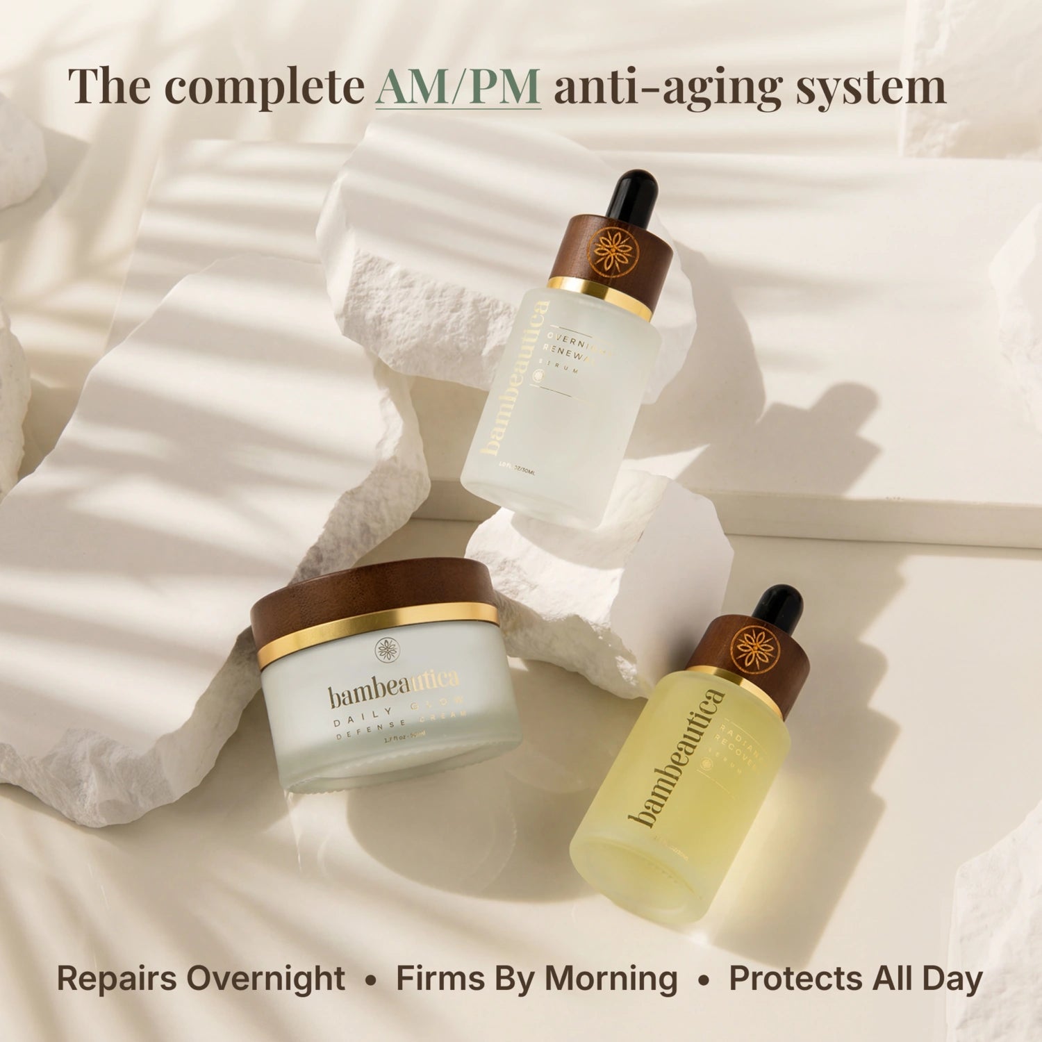 Radiance & Repair System - Cosmetics skincare product by Bambeautica