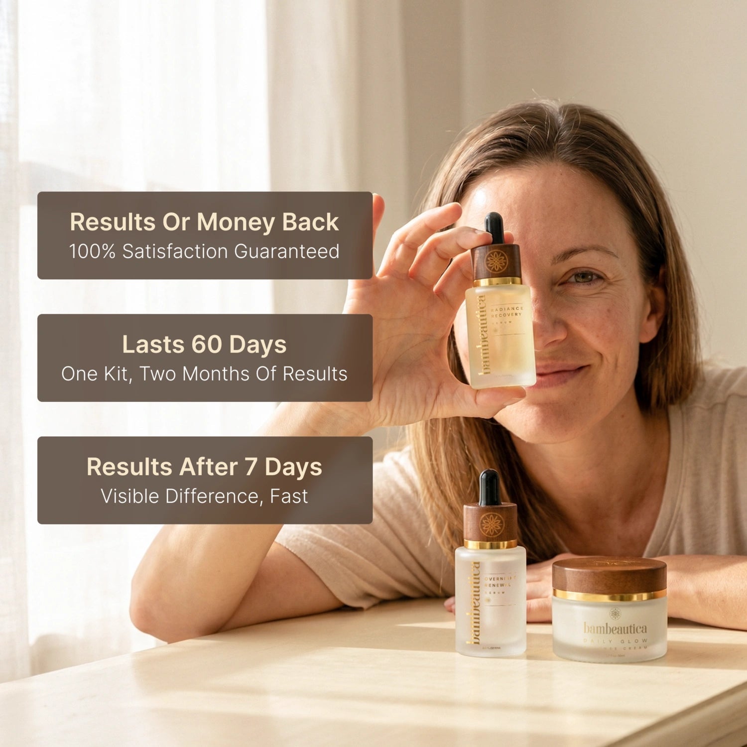 Radiance & Repair System - Cosmetics skincare product by Bambeautica