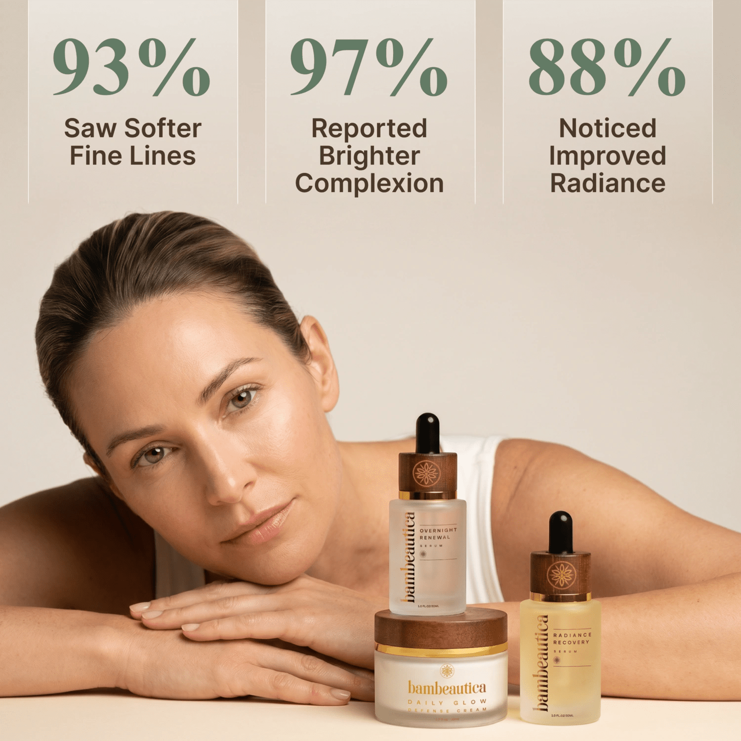 Radiance & Repair System - Cosmetics skincare product by Bambeautica